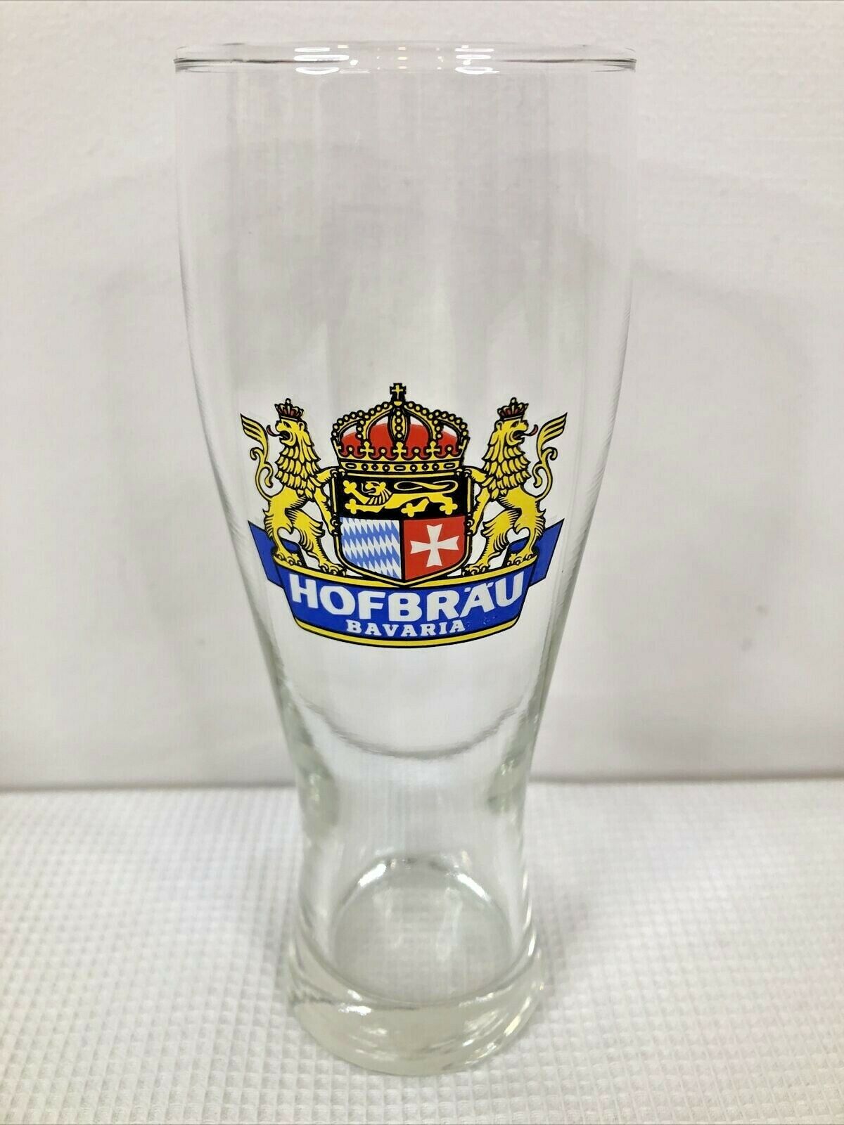 Hofbrau Bavaria 0.25l Glass Beer Mug 6.5" Germany Beer Barware Htf Rare Euc