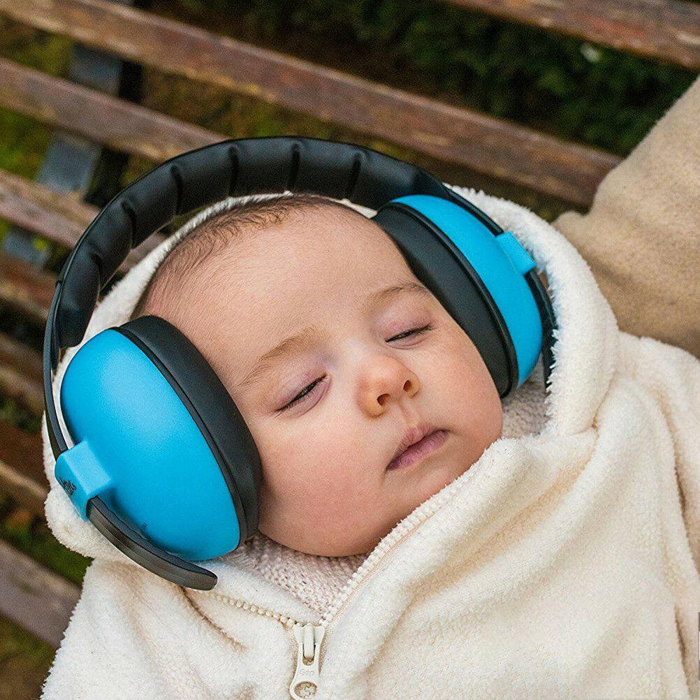 Kids childs baby ear muff defenders noise reduction comfort festival protecy1SS