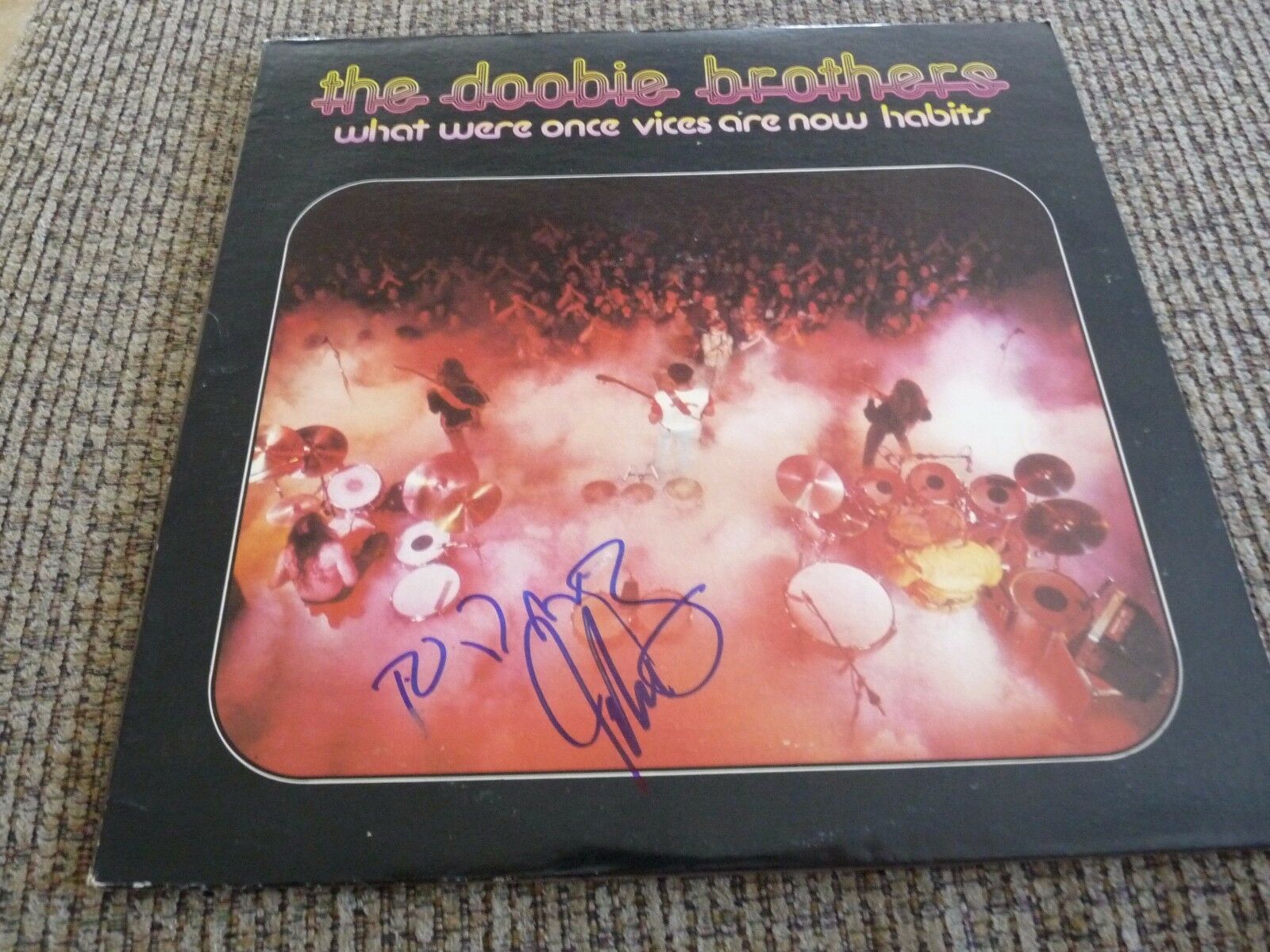 Jeff Skunk Baxter Doobie Brothers Autographed Signed LP Album PSA Guaranteed #3