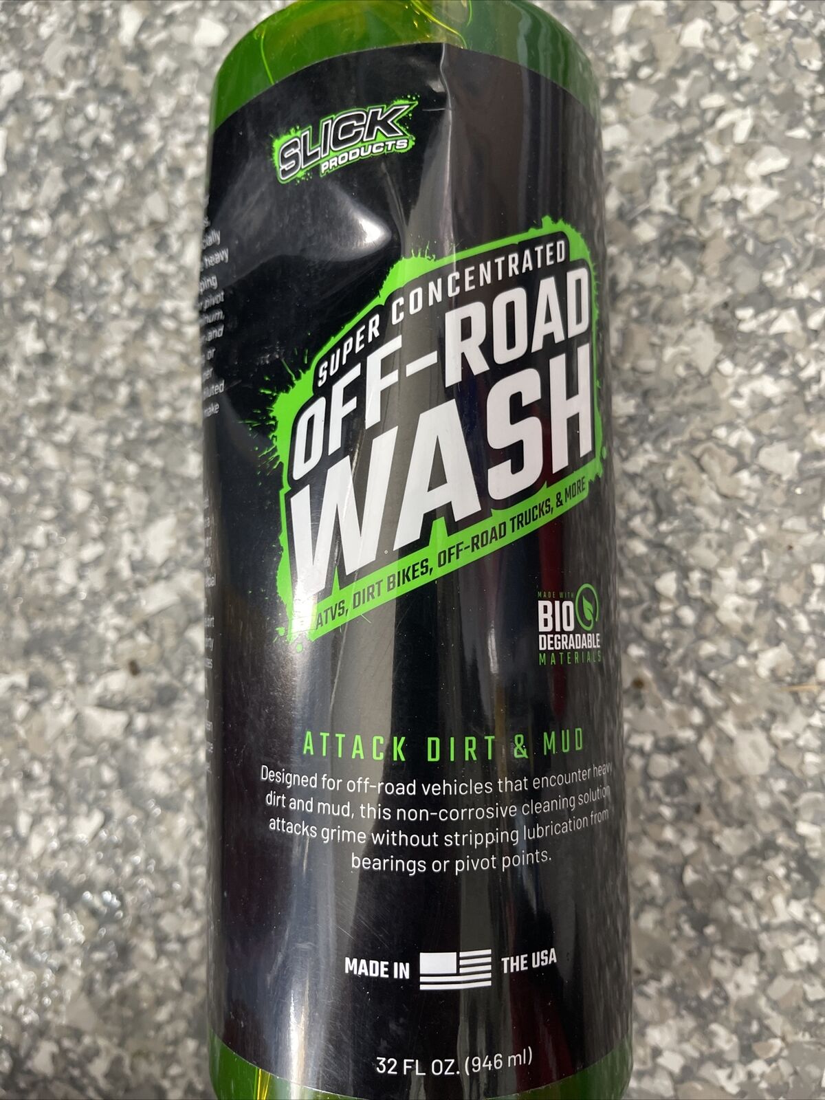 Slick Products Off-road Wash | Extra Thick Foaming Cleaning Solution | 32 Fl Oz