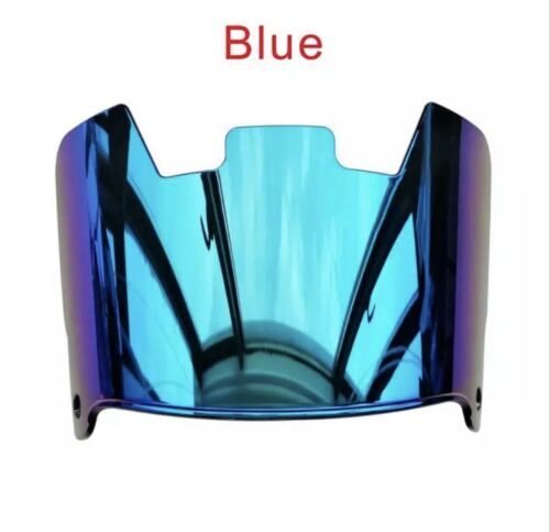 Football Helmet Visor,  Eye Shield , Blue Iridium Brand New !! With Clips