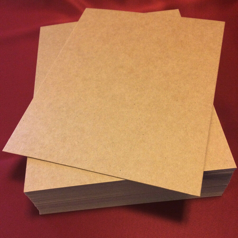 Chipboard 50pt  Xtra Thick Rigid! 8.5x11" Sheets 20,40,50,60,80 Or 100 Qty 0.050