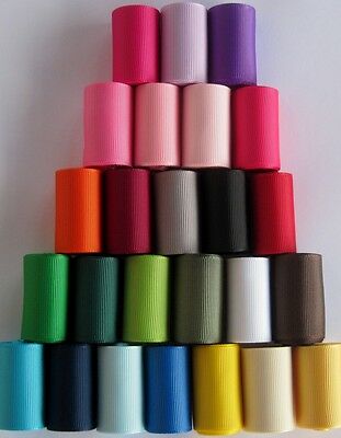 1.5" Grosgrain Ribbon Solid Colors~u Pick Color~ 5 Yds