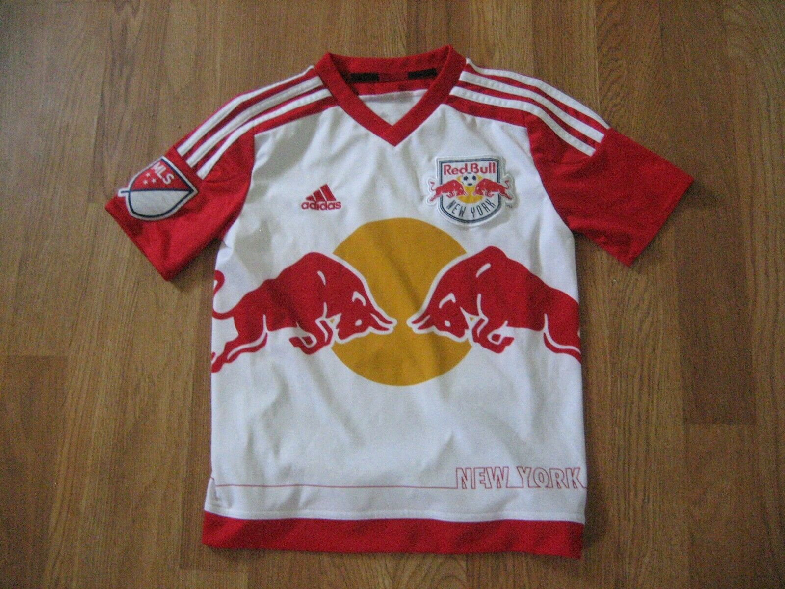 New York Red Bulls MLS ADIDAS JERSEY YOUTH/KIDS SMALL WOW