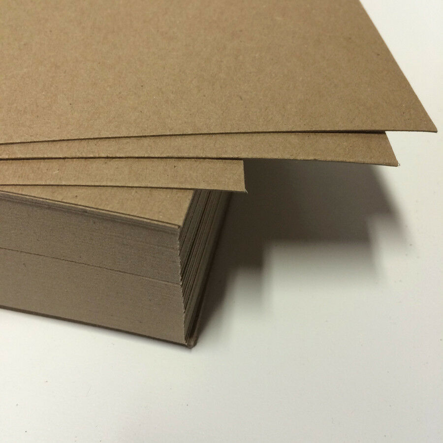Chipboard 22 Pt - 8.5x11" Full Sheets 0.022 Lightweight 25 - 200 Quantity Crafts