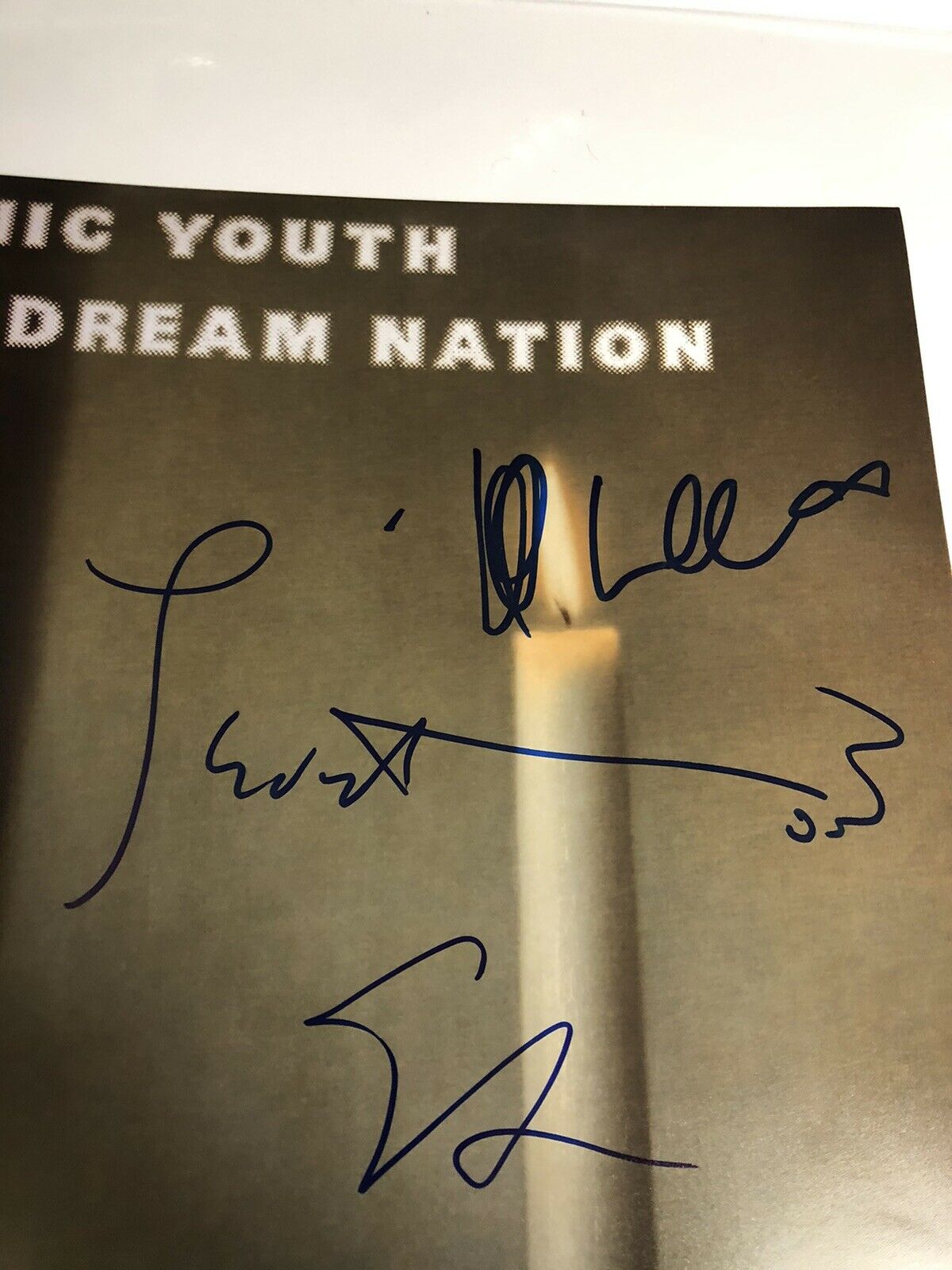 SONIC YOUTH SIGNED DAYDREAM NATION ALBUM FLAT PROOF THURSTON LEE STEVE RARE