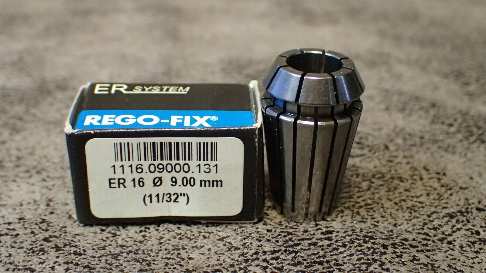 1116.09000.131 Rego-fix 9mm-8mm Er16 Standard Cooling Collet 11/32", .3543-.315"