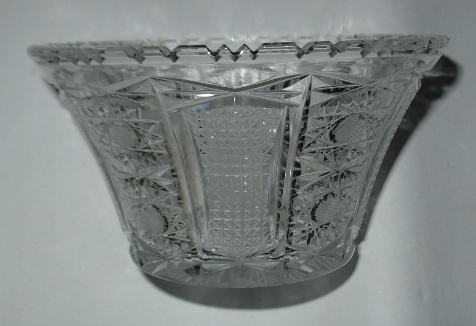 Cut bowl of Bohemian crystal glass