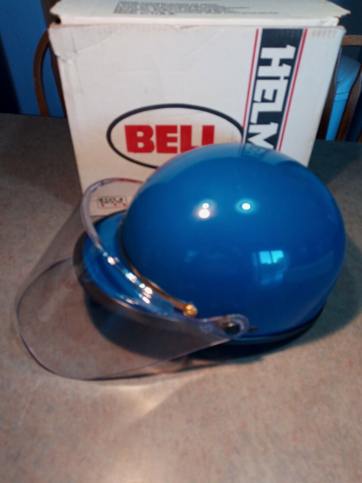 Bell Police helmet / riot / motorcycle new old stock with shield GD700