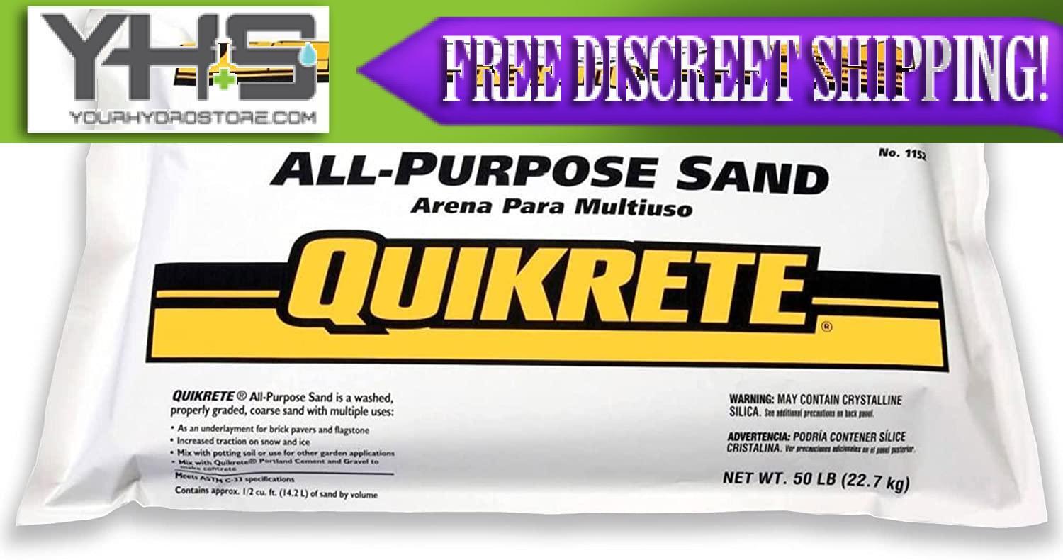White Bag - Quikrete ALL PURPOSE Sand 50lb Bag - #1152-51 (56/plt) - Free Shippi