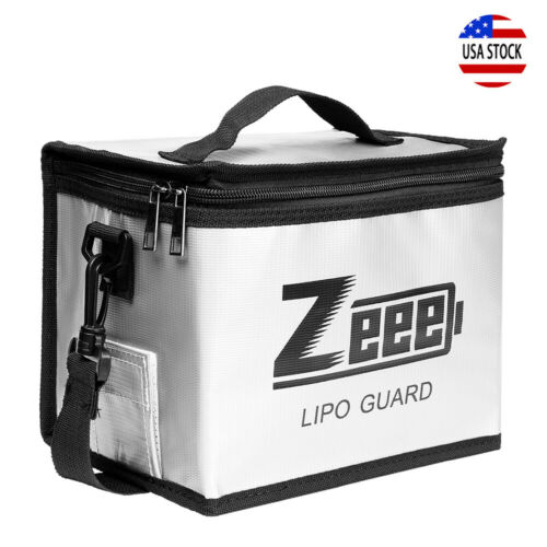 Zeee Lipo Battery Safe Guard Fireproof Explosionproof Bag For Charge & Storage