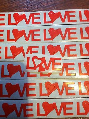 Lot Of 50 Tanning Bed Stickers  Crafts  Tattoos   Love