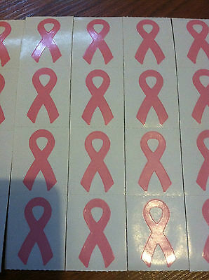 200 TANNING TATTOOS PINK RIBBON BREAST CANCER STICKERS