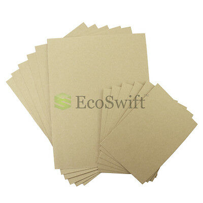 1-200 "ecoswift" Chipboard Cardboard Craft Scrapbook Photo Pad Sheets 8.5" X 11"