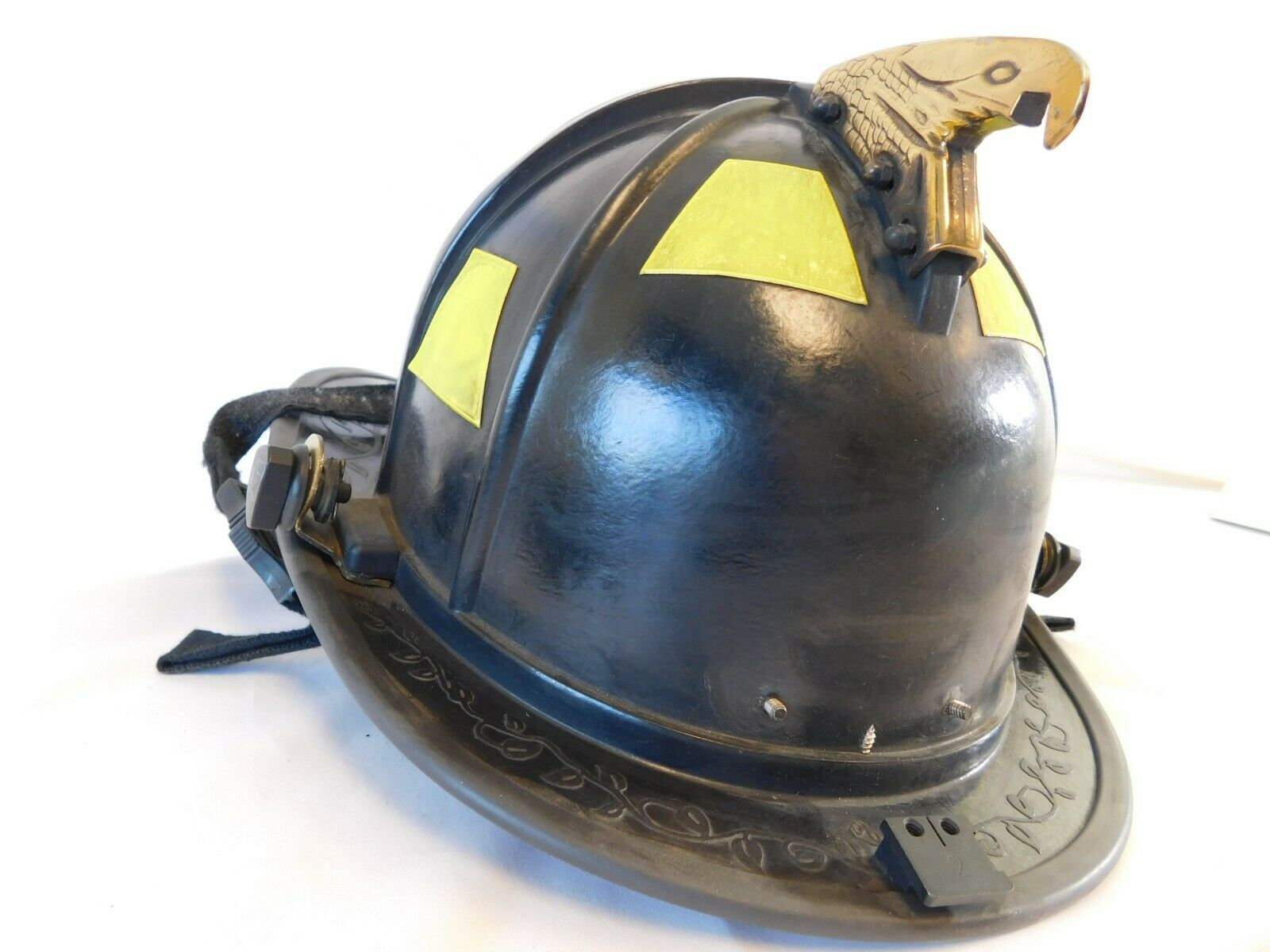 2007 Morning Pride By Honeywell Ev1 Black Traditional Fire Helmet