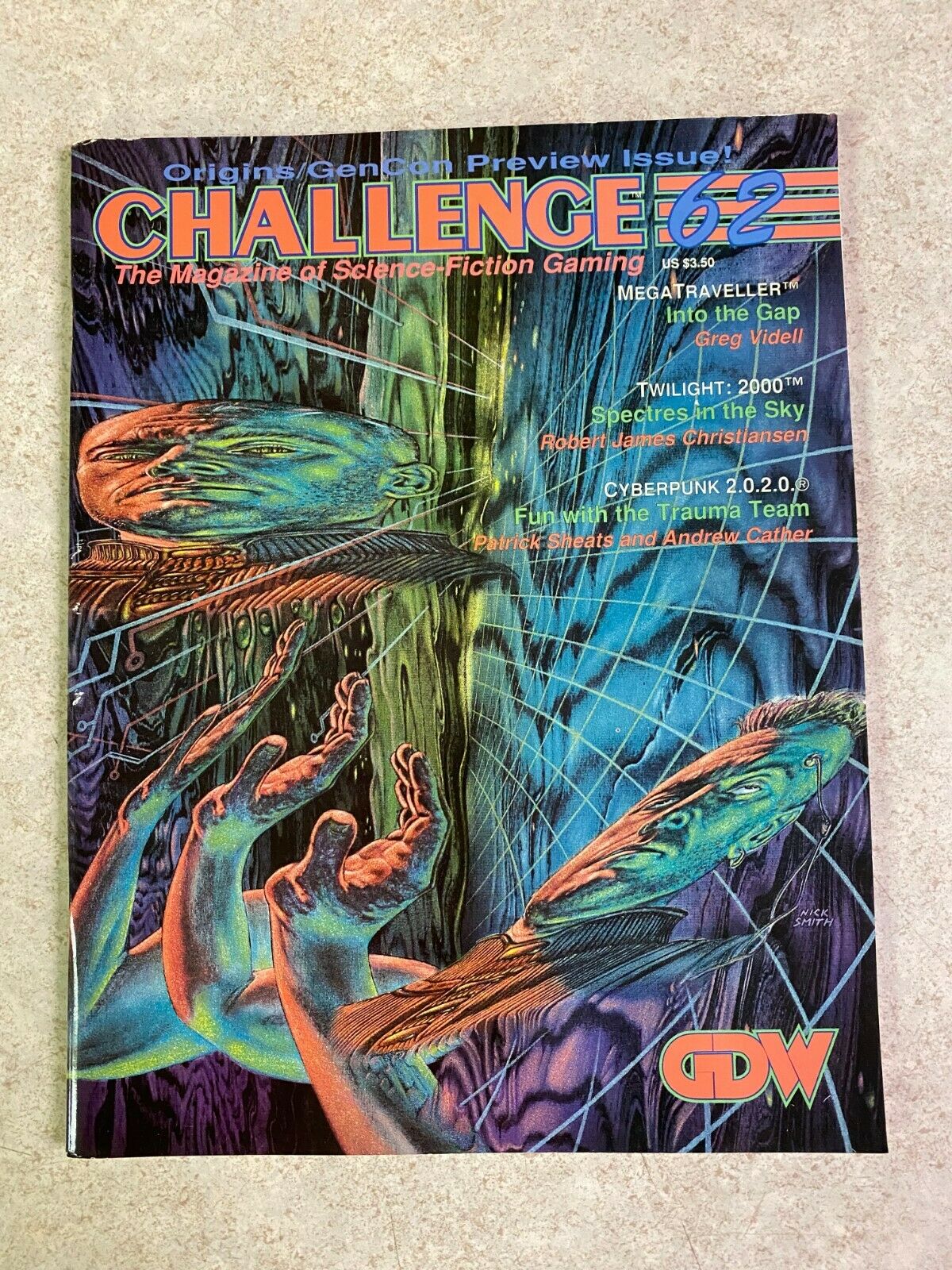 Vintage CHALLENGE Issue 62 Magazine Retro Science Fiction Gaming TSR #481