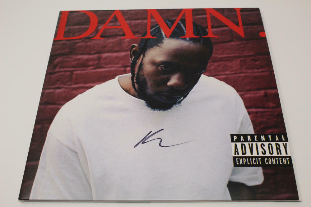 Kendrick Lamar Signed Autograph Album Vinyl Record - Damn. To Pimp A Butterfly