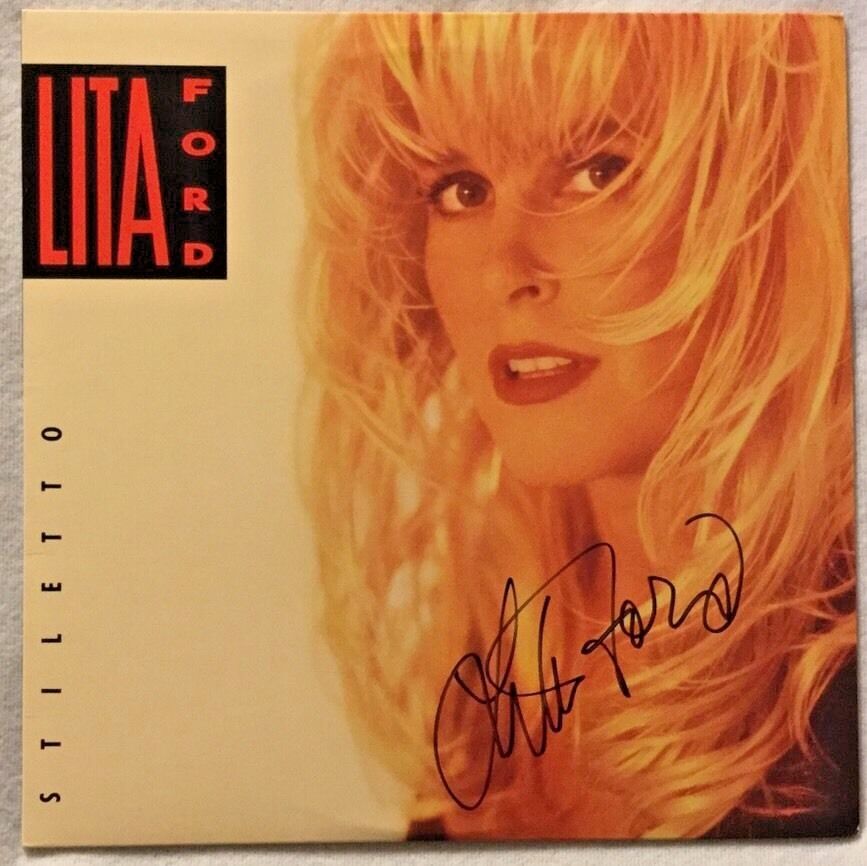 Autographed/Signed Lita Ford (The Runaways) 