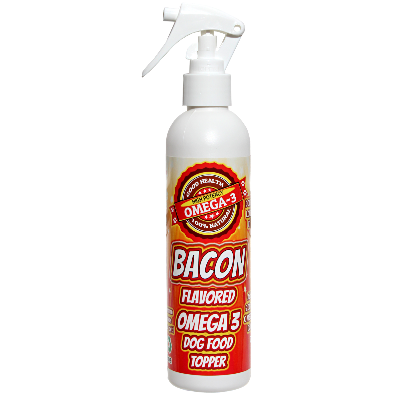 Bacon Flavored Omega 3 Dog Food Spray