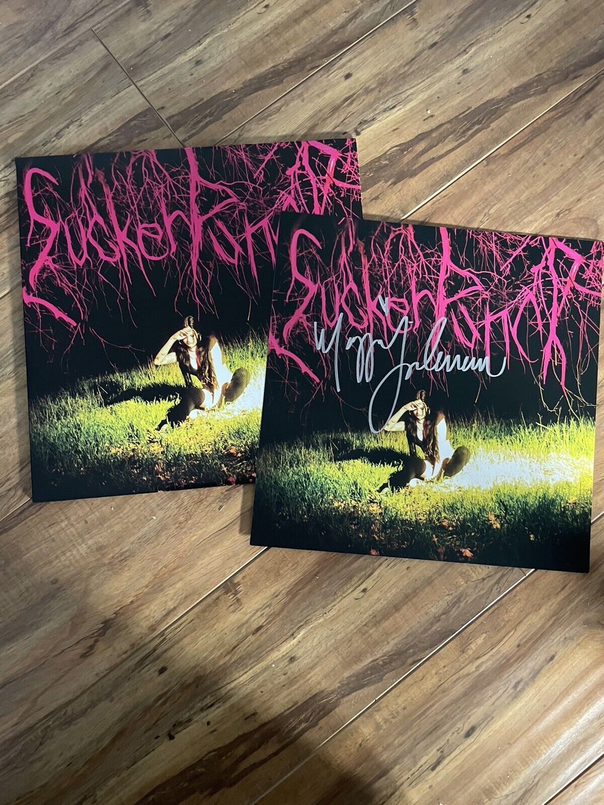 Maggie Lindemann SIGNED Suckerpunch GREEN Vinyl  Autographed Ltd. Edition
