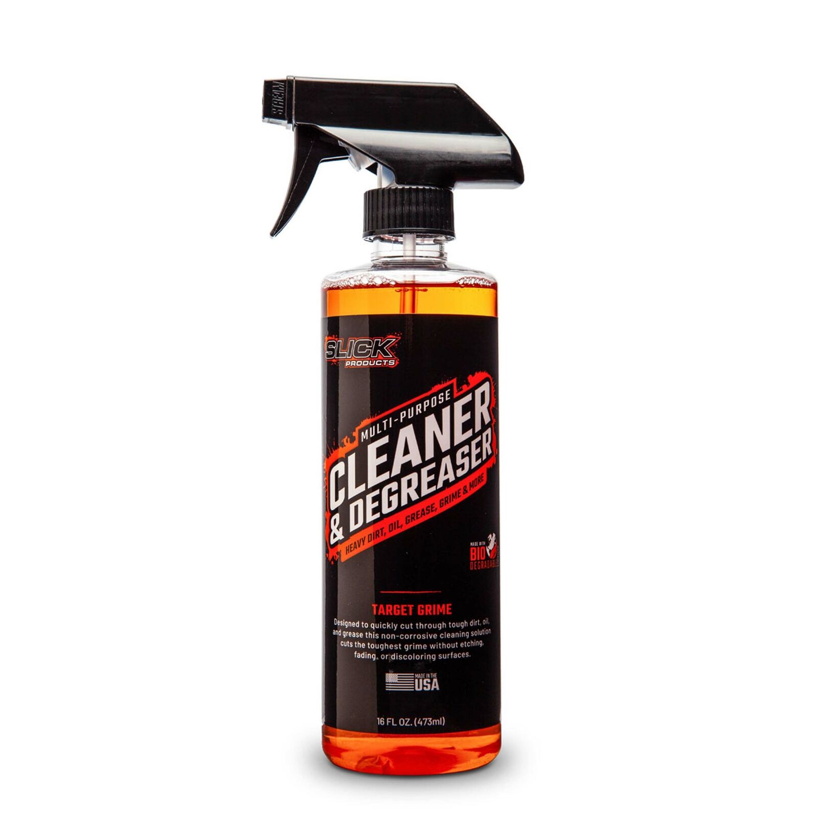 Slick Products Cleaner & Degreaser Cleaning Solution |  Non-corrosive | 16 Fl Oz