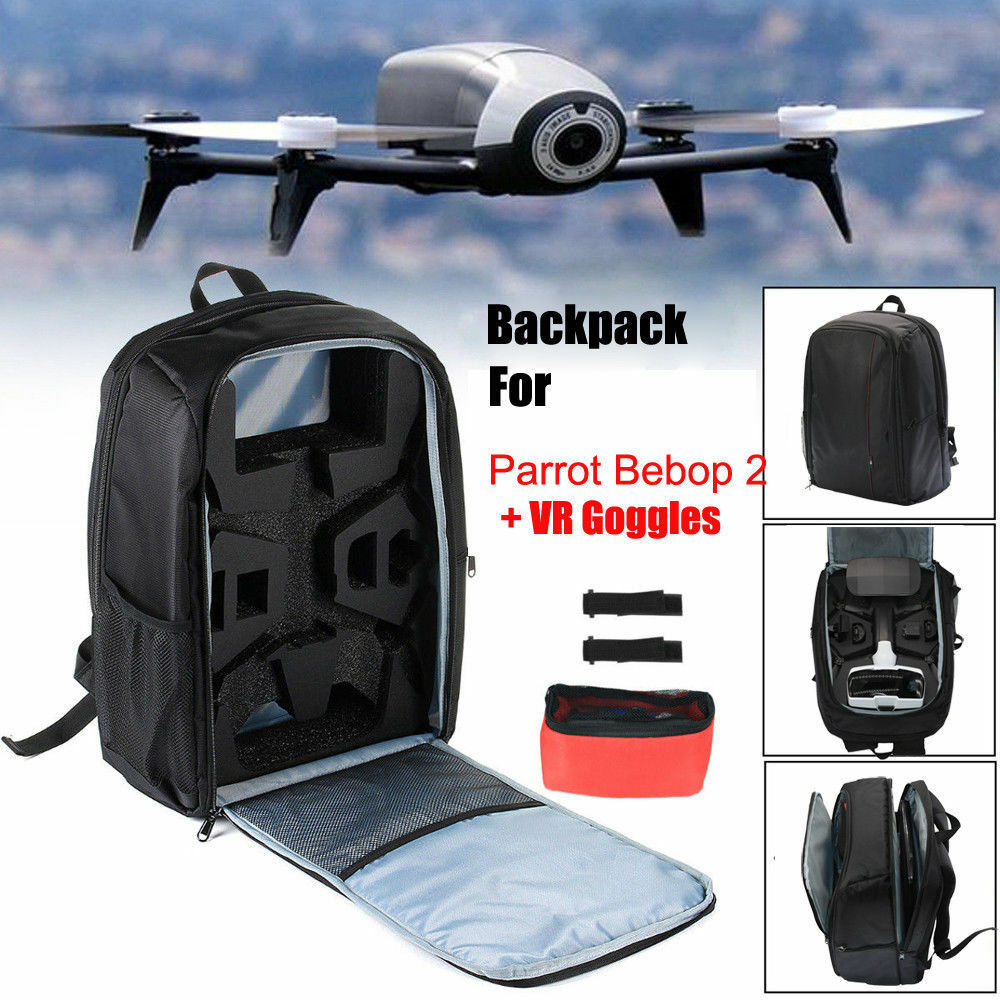 US Portable Shoulder Bag Carrying Backpack For Parrot Bebop 2 Power FPV Drone