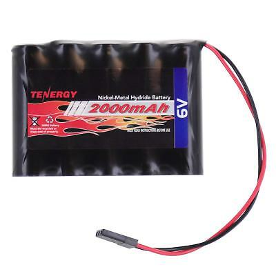 Tenergy NiMH Receiver RX Rechargeable Battery Pack 6V 2000mAh for RC Aircrafts