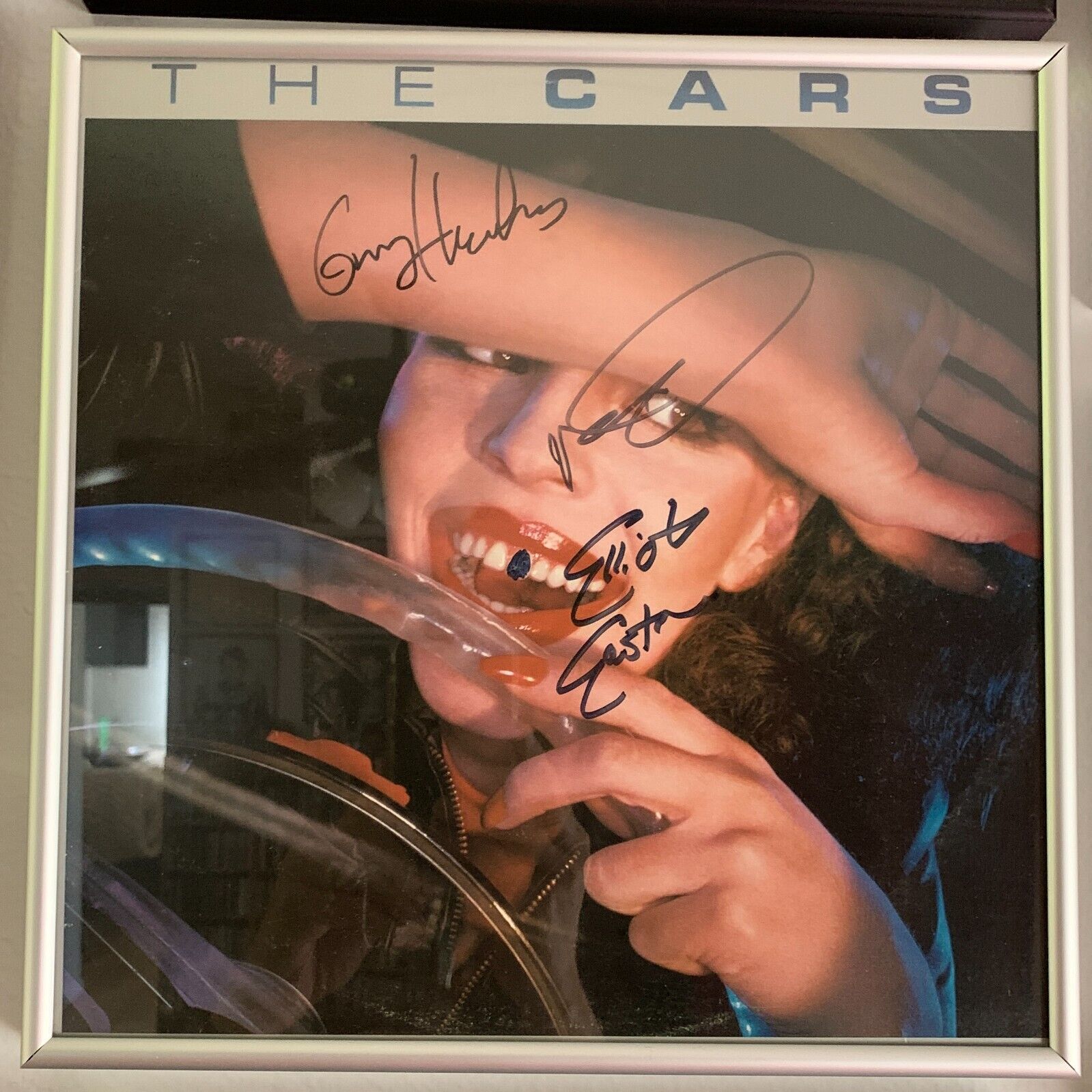The Cars Autographed Vinyl LP Signed by Ric, Elliot and Greg