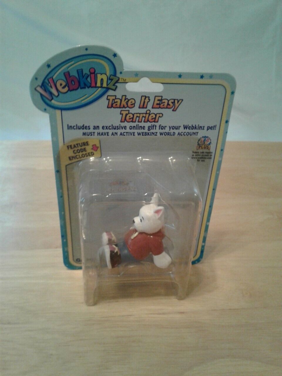 webkinz figurines Take it Easy Terrier new, combine shipping discount