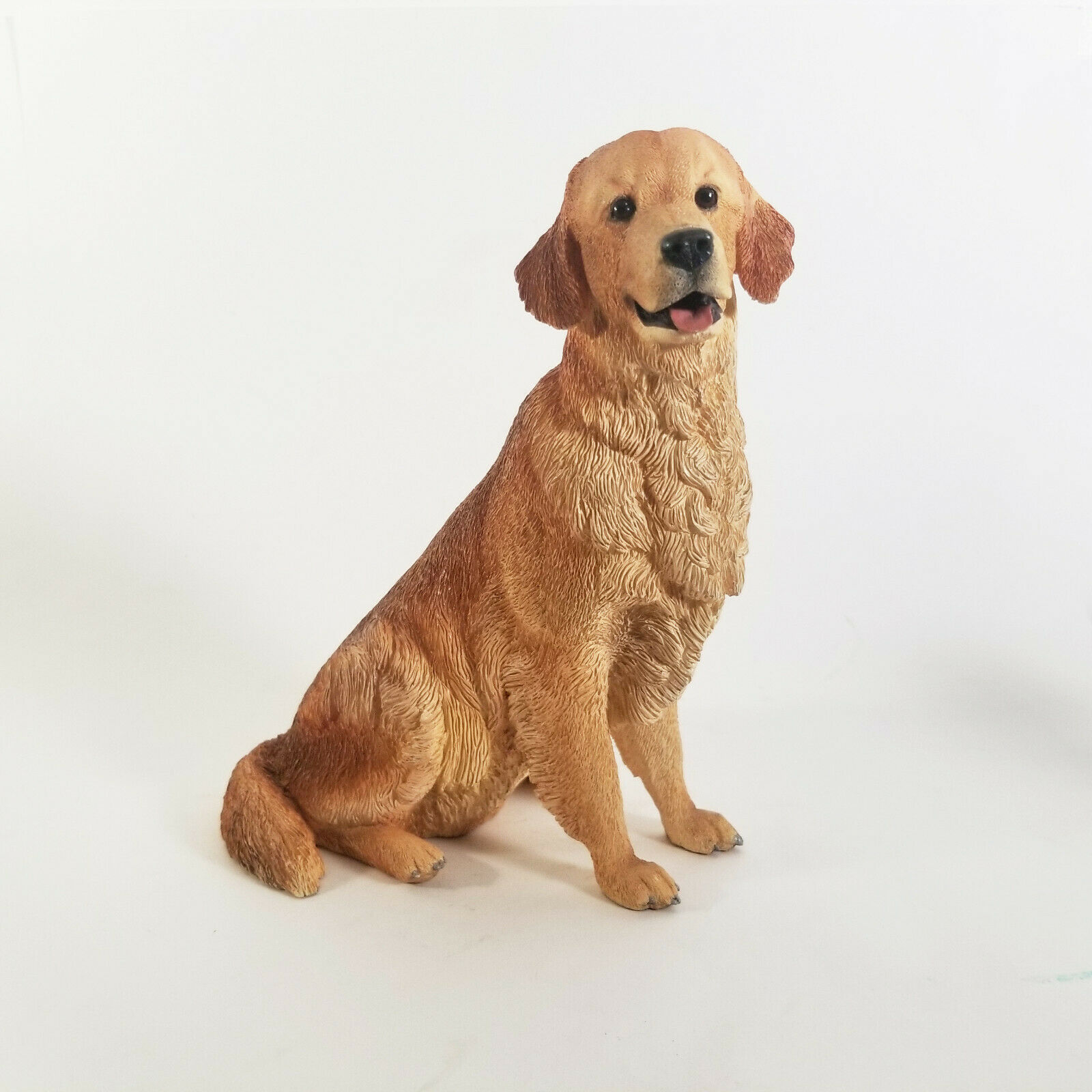 Vintage Danbury Mint Golden Retriever Dog Statue Figurine 9.5"