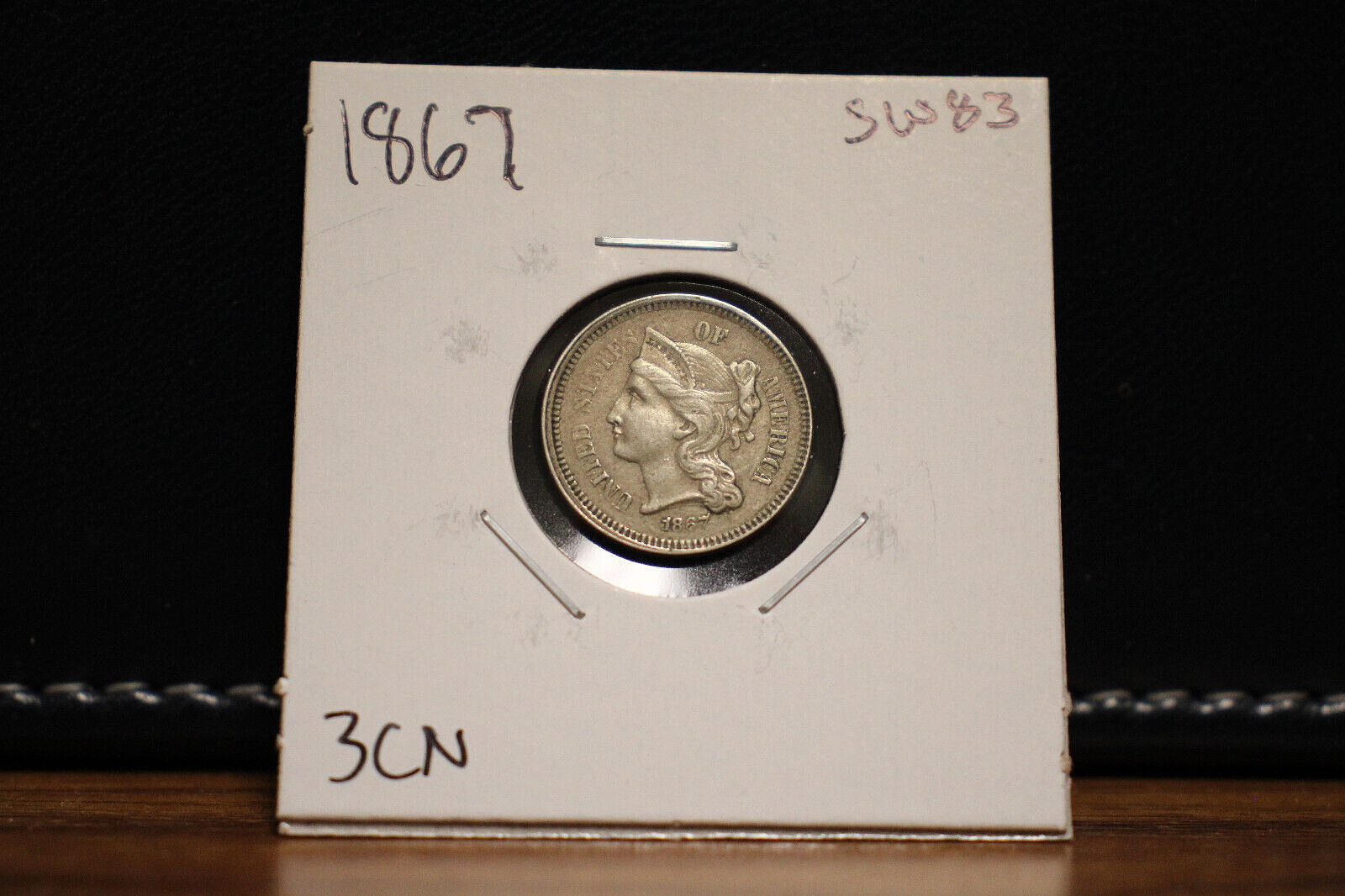 1867 XF Nice 3c Three Cent Nickel Lot SW83