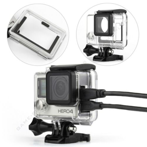 Side Open Skeleton Protective Housing Case Cover Mount For Gopro Hero 4 Camera
