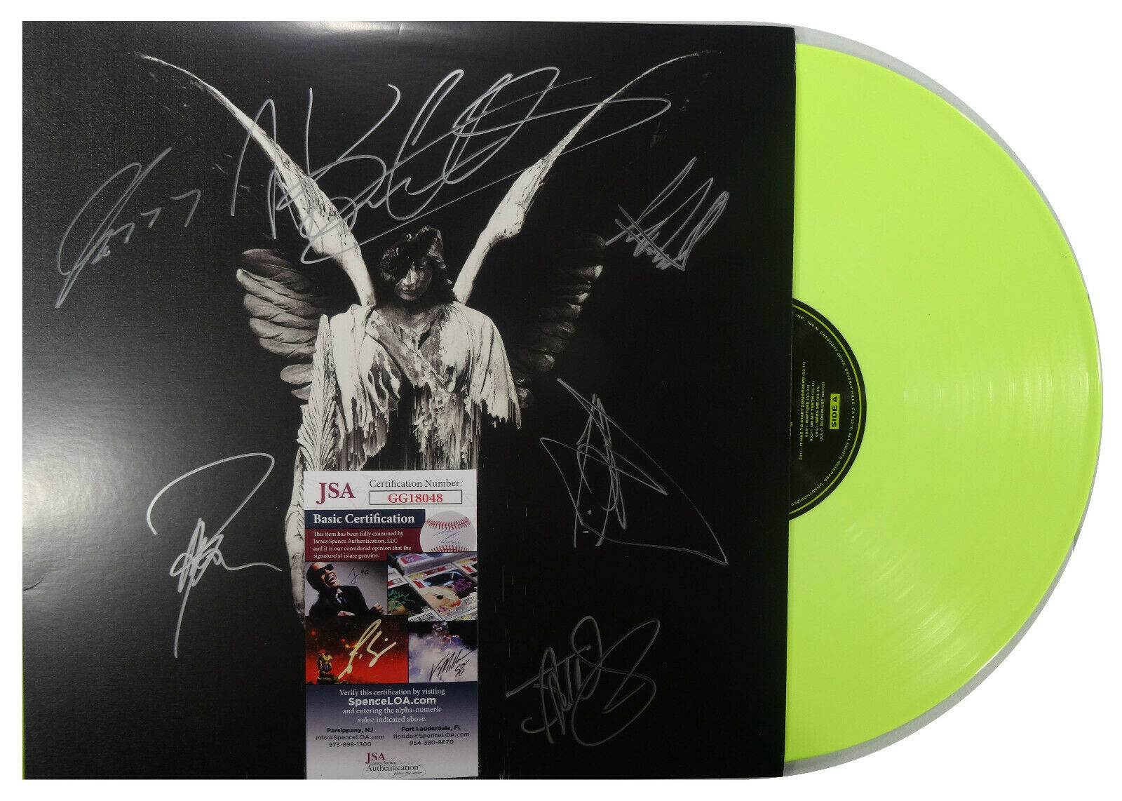 Signed Underoath Autographed Colored 12" Vinyl Lp Certified Jsa # Gg18048
