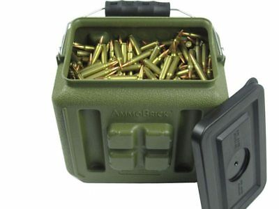 1.6 Gallon Olive Drab WaterBrick Food Ammo Grain Storage Cache Survival Canister