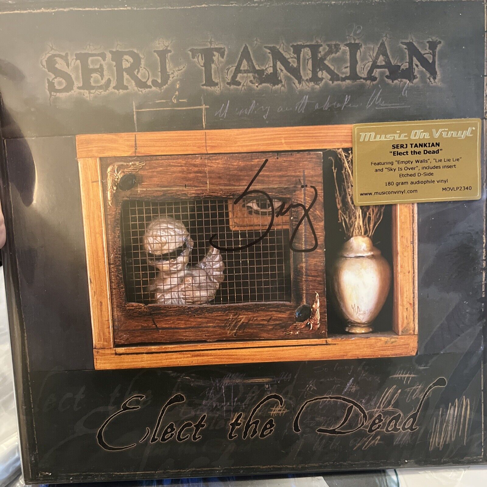 Serj Tankian Signed Elect the Dead Vinyl - Autographed System of a Down RARE