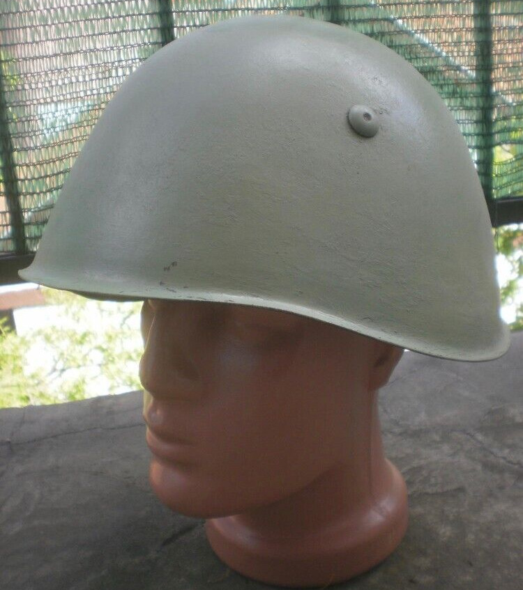 Genuine Wwii Italian Army Military Sdk Steel Helmet Battle With Original Liner