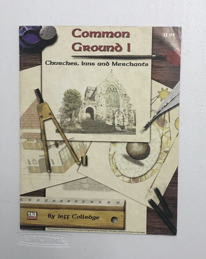 Common Ground I Churches, Inns and Merchants d20 System