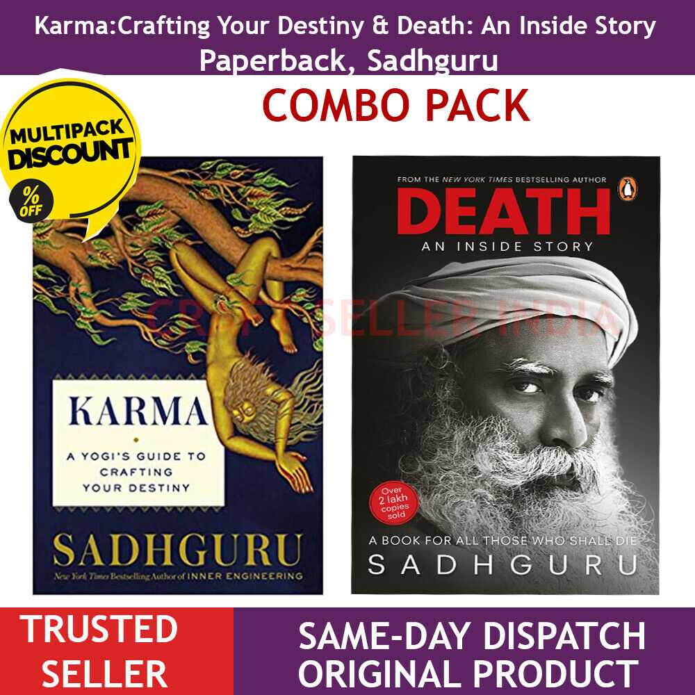 Combo Pack Book - Karma - Death Paperback, Sadhguru New Edition - 2020 - 2021