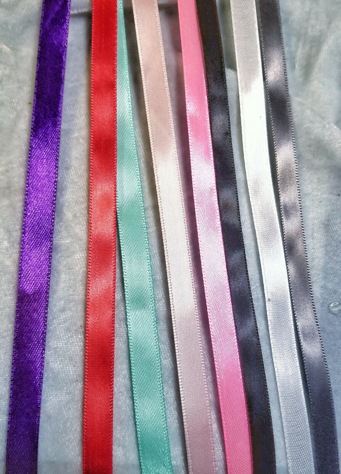 1 Yard 3/8" / 9mm Satin Ribbon By The Yard Choose Your Color
