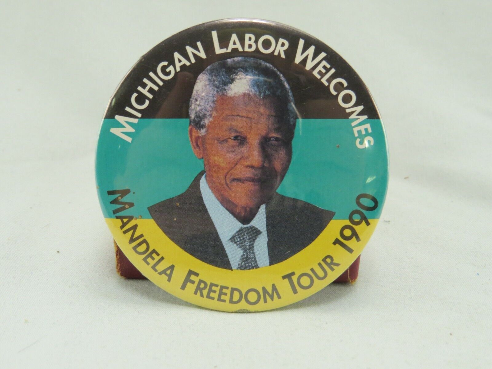 Vintage Michigan Labor Welcomes Mandela Freedom Tour 1990 - 3