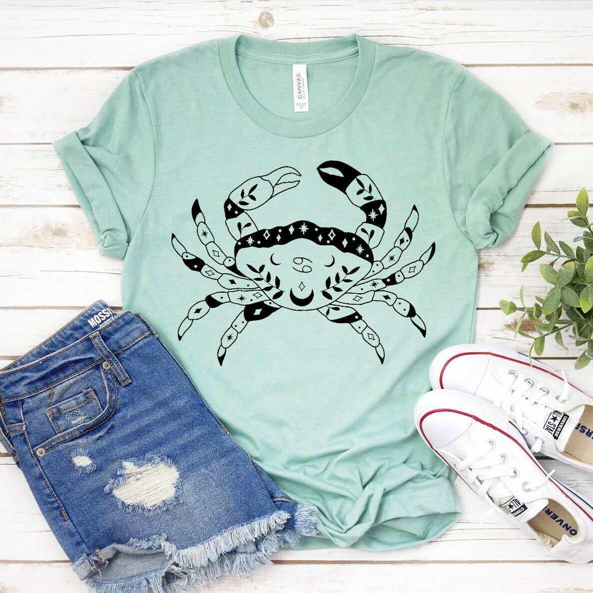 Cancer Crab Shirt, Cancer Constellation Tee, Gift For Astrologer, Cancer Sign