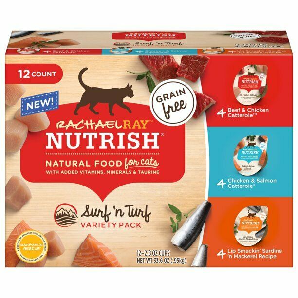 Rachael Ray Nutrish Natural Grain Free Surf 'n Turf Variety Pack 2.8 Oz., 12pk
