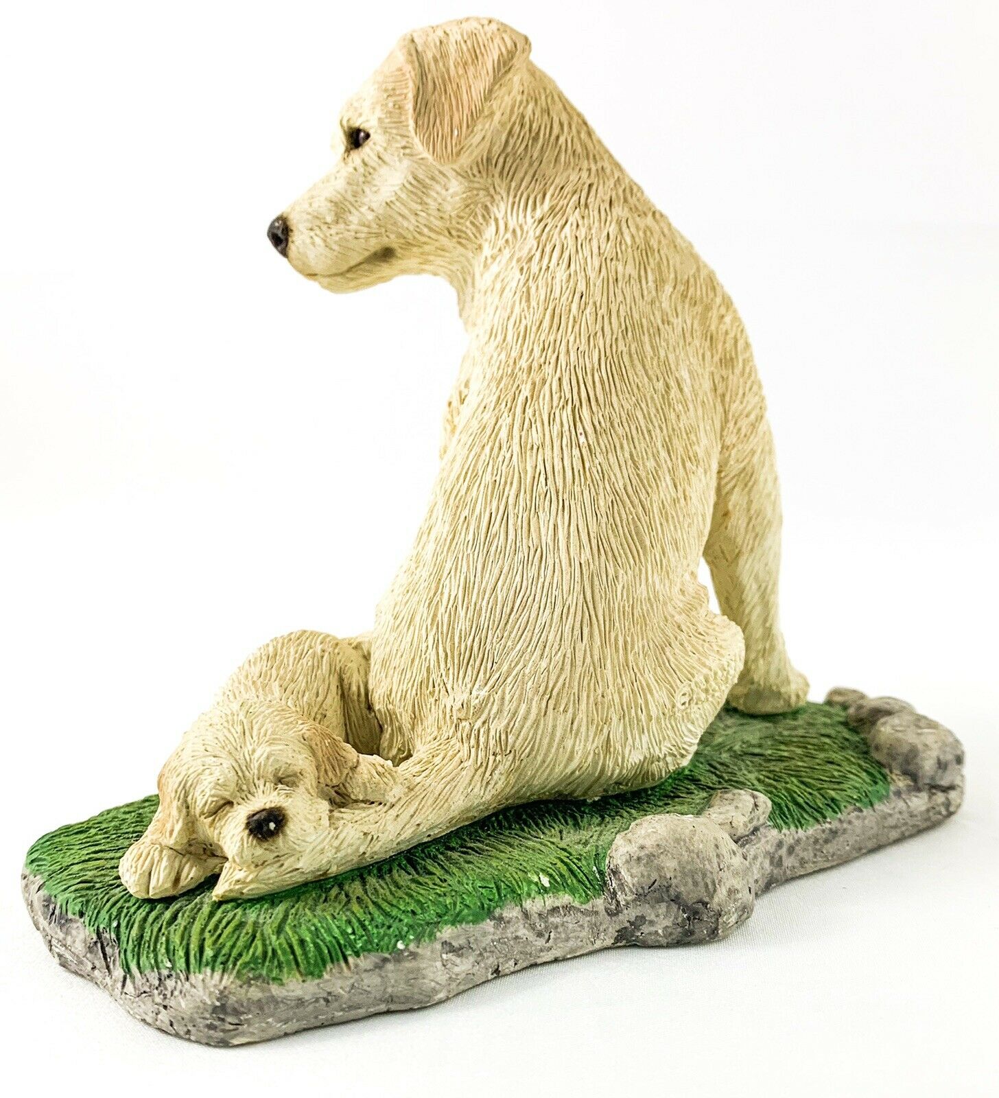 Sandicast Golden Retriever And Pup Made In America 4.5" Tall