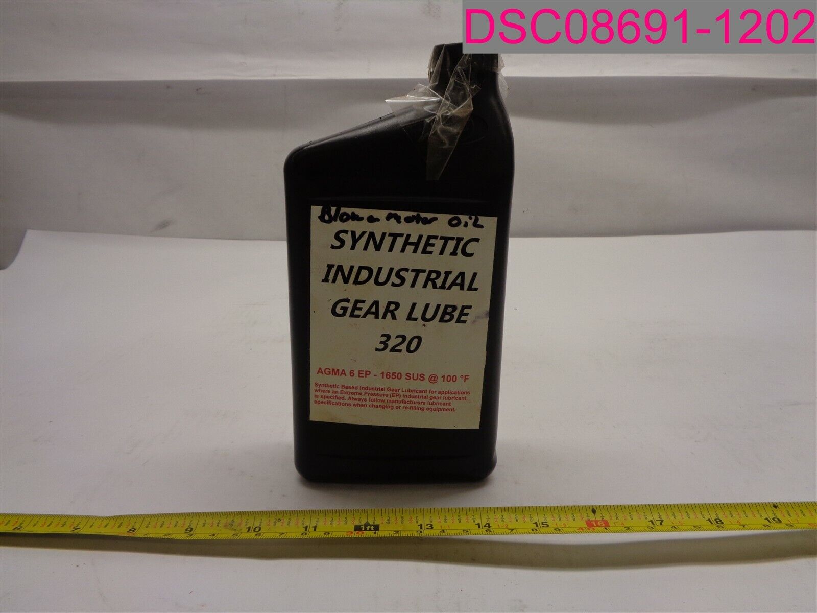 1 Qt. Synthetic Industrial Gear Lube 320, 041219005
