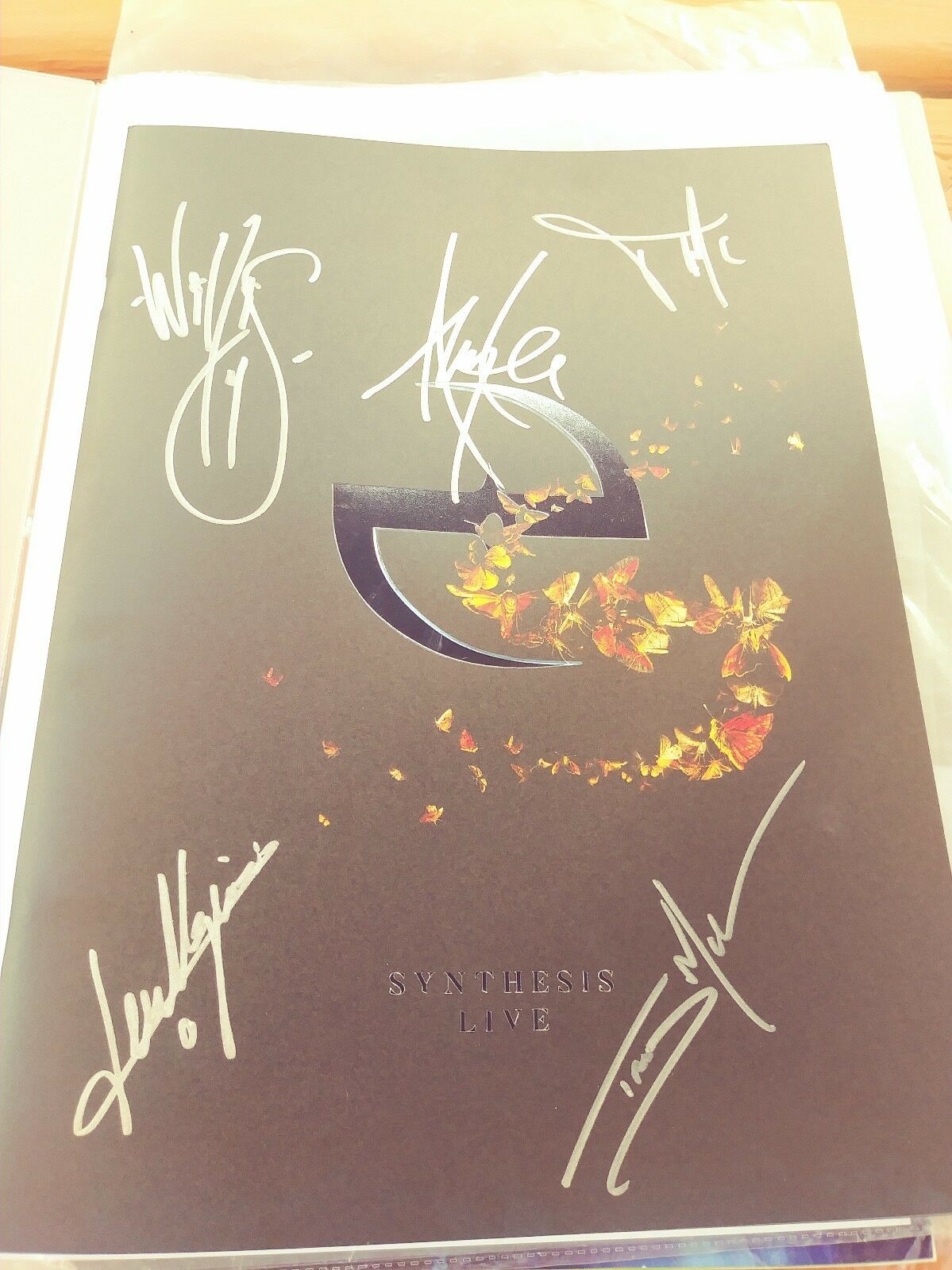 Evanescence Rock Band Musicians Signed Synthesis Live Tour Program Amy Lee