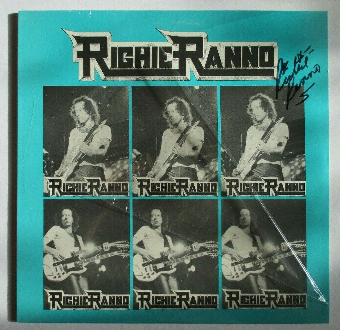 Richie Ranno Of Starz Album Solo Album Violation Records 1984 Signed  Blue !